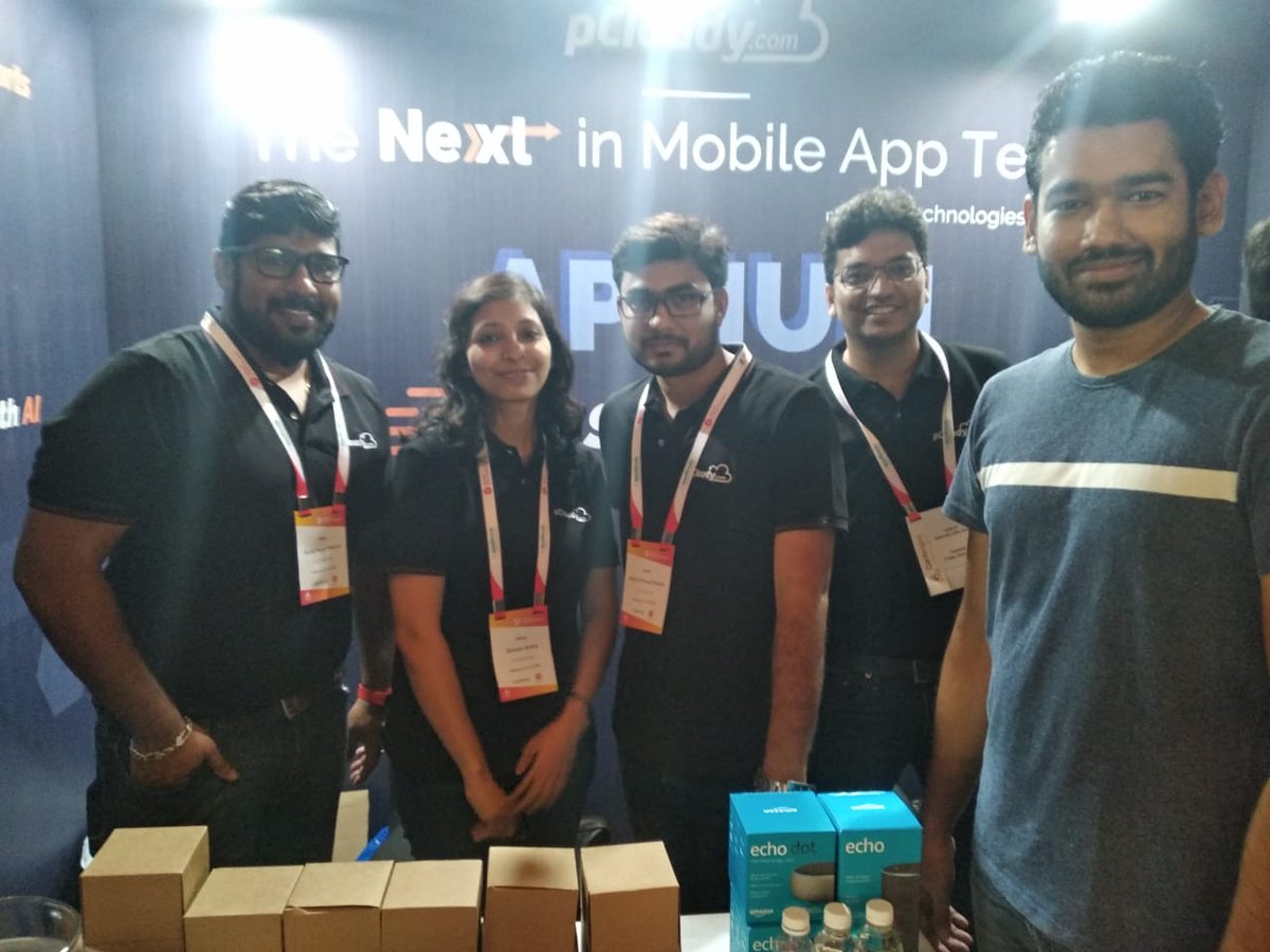 pcloudy_ssts's tweet image. Remembering the good old days of meeting like minded individuals in person to share and bounce off ideas at #TestingConferences. Here is one such memory of listening to insightful talks and having elaborate discussions with business stalwarts at the @appium_conf 2019. #appium