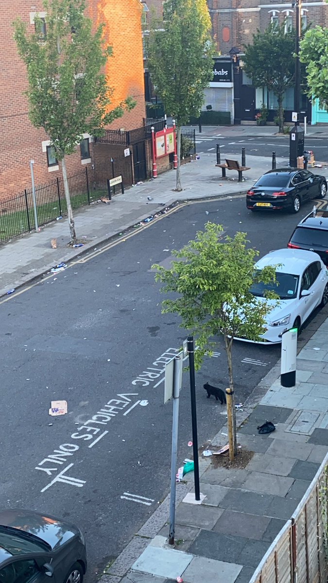 Before 6am on #leghornroad #nw10 and boys loitering/shouting at end of road. Continued loitering for 1 week now of 35+ people. Attaching mess from one night till 2.30am. Neighbours and I feel unsafe and angry! Can a PSPO be issued? <a href="/Brent_Council/">Brent Council</a> <a href="/CouncillorButt/">Mohammad Butt</a> <a href="/MPSBrent/">Brent MPS | North West BCU</a> <a href="/MetCC/">Met Contact Centre</a>