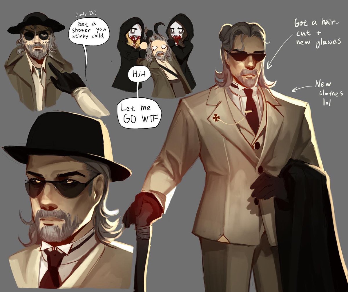 erykistired's tweet photo. Karl Heisenberg gets a makeover and a new wardrobe
#ResidentEvilVillage #fanart #karlheisenberg #LadyDimitrescu https://t.co/zAAr52NAdu