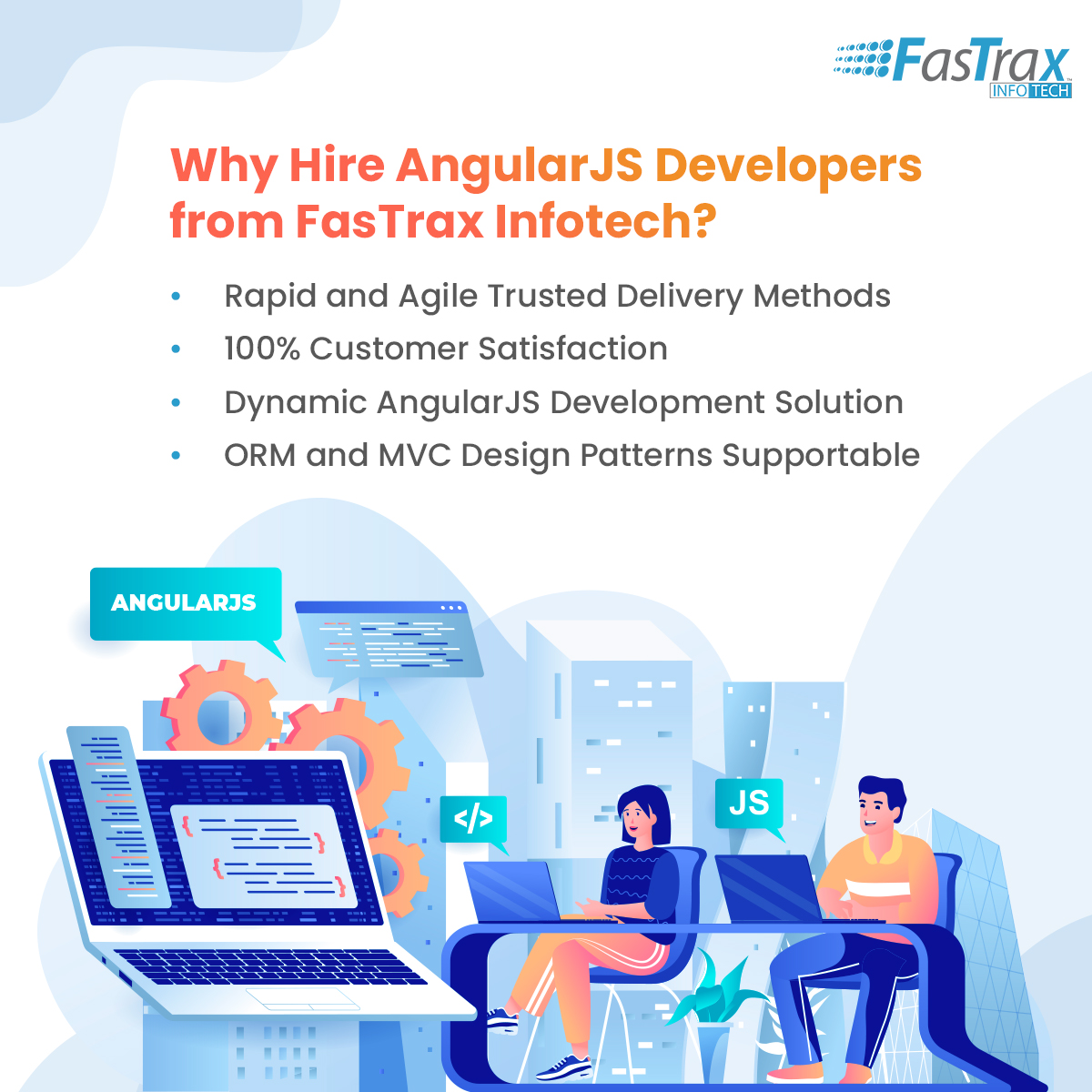 FasTraxInfotech's tweet image. FasTrax Infotech is a leader in modern #AngularJSappdevelopment, developing flexible web and mobile apps that are easy to maintain and secure to use.
Get Our AngularJS Development Services - bit.ly/3q09ZH3
#hireangulardeveloper
#AngularJSdevelopmentservices #FTxInfotech