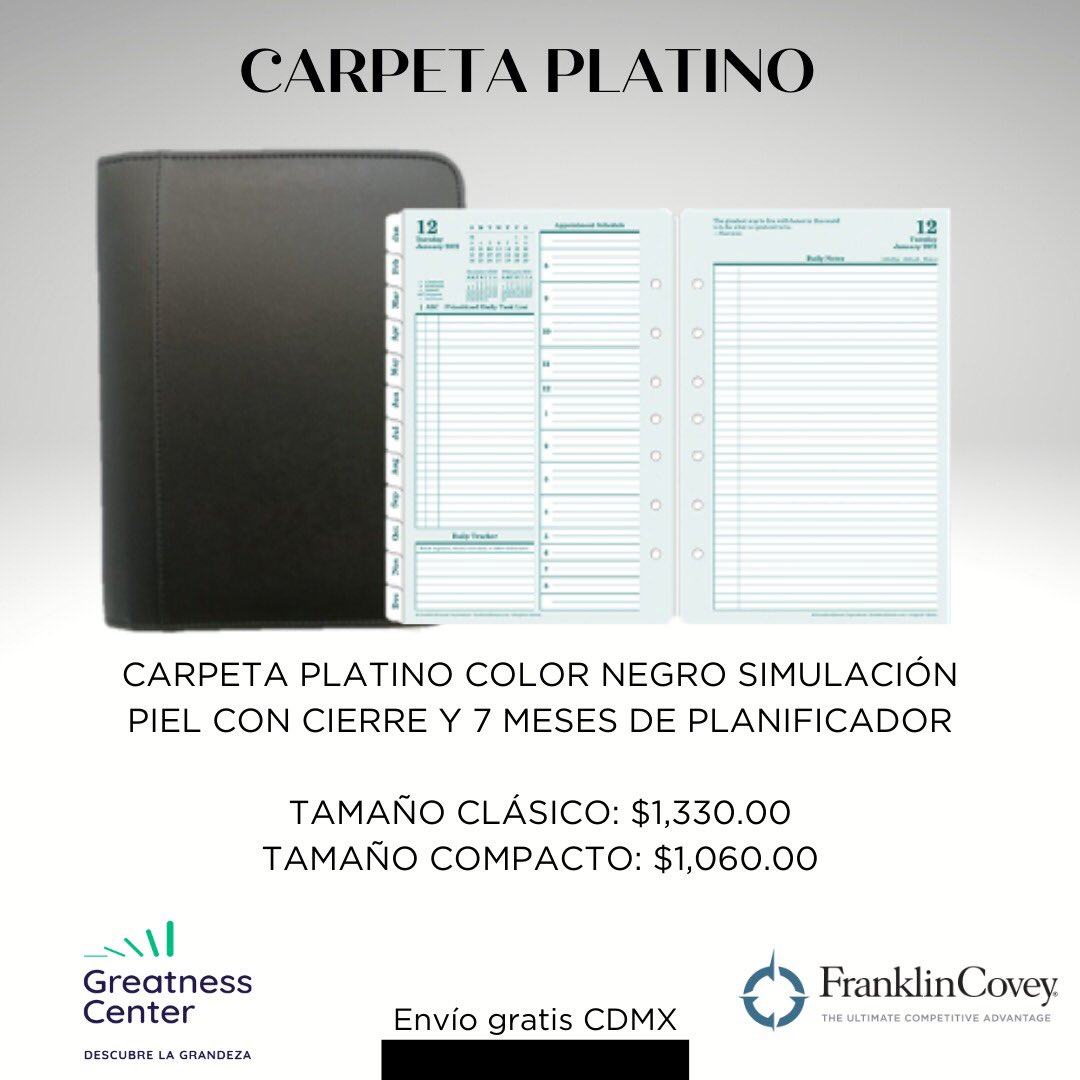 FranklinCoveymx's tweet photo. ¿Ya cuentas con un sistema de planificación efectivo? 

Te invitamos a que conozcas las herramientas y procesos que te guiarán al éxito permitiéndote lograr lo que más te importa de las áreas que más valoras. 
Kits de inicio desde $1,060.00. https://t.co/SU3ULk7MvI