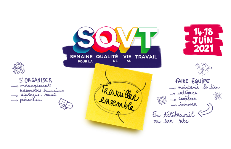 Aujourd'hui débute la semaine de la QVT, une semaine organisée par l'<a href="/anact/">Ana Tomaz</a>, cette année le thème sera "travailler ensemble 🤝" des événements seront disponibles, renseignez vous ici 👉 buff.ly/2ScKXC5