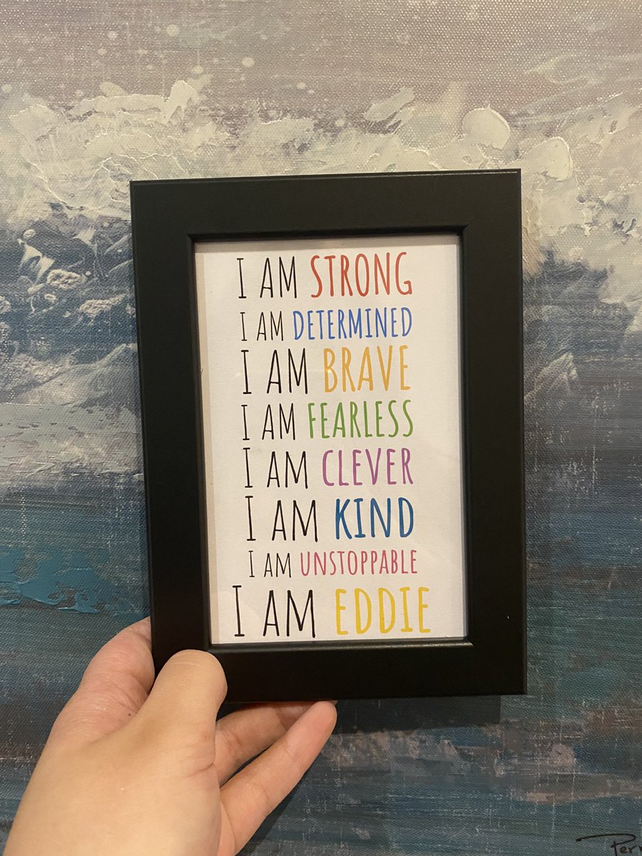 MissMarshall_19's tweet photo. I’ve been making my end of year gifts and had lots of interest from other teachers so have decided to sell them. £1.50 each + p&amp;p! Can be framed in black or white. Personalised with child’s name and other wording can be amended to suit the schools’s values! 😃 message to order! https://t.co/xam8sJXrRm