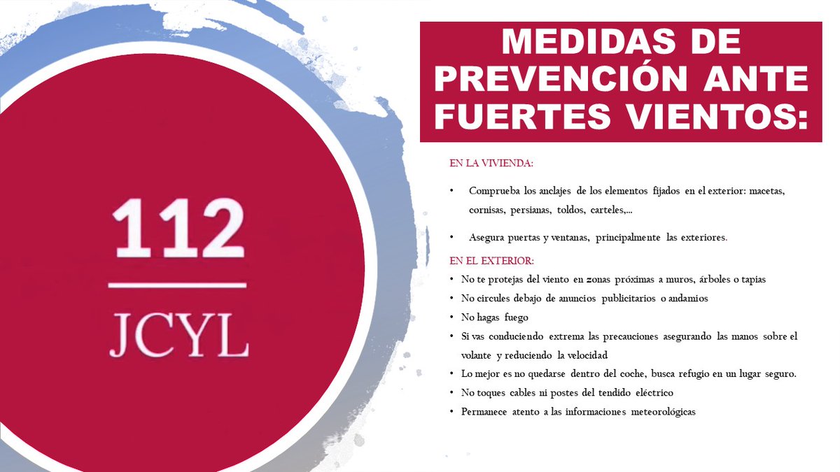 112cyl's tweet image. Las #Tormentas ⚡🌩️ pueden venir acompañadas de rachas de viento muy fuertes como ayer en #Valladolid. No hubo emergencias por la lluvia o por rayos, pero gestionamos más de 70 incidentes relacionados con peligro caída de objetos y obstáculos en la calzada.