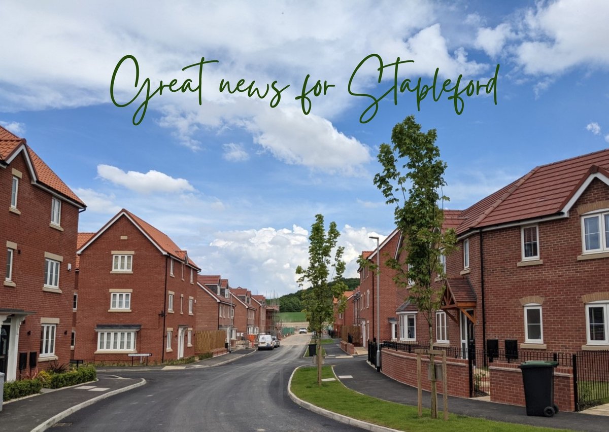 FieldFarmHomes's tweet photo. We love being part of the Stapleford community, so we're overjoyed that the town has been given £21.1 million as part of the Government's Town Fund!

Head to the News page on Westerman Homes' website to find out what it's proposed to be spent on😊

#mynottingham #lovewhereyoulive https://t.co/e9vmsw6yM3