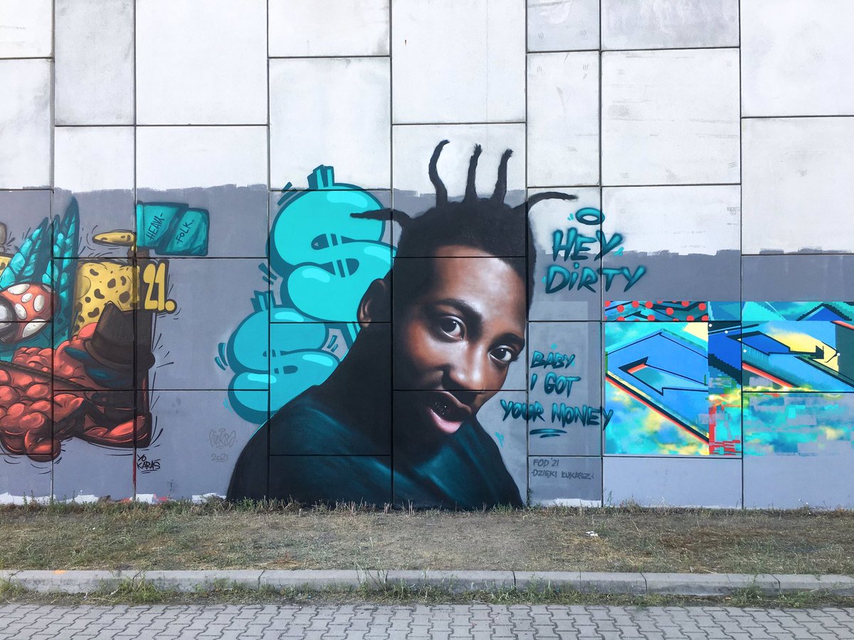 Pieksart's tweet photo. „Hey Dirty...”
ODB forever ♾

#odb #oldirtybastard #wutangclan #wutang #odbforever #StreetArt #ArtistOnTwitter #graffart #spray #rap #hiphopnews #hiphophead #money #MoneyTalks #brooklyn #brooklynzoo #zoo https://t.co/oc7CnTbOqR