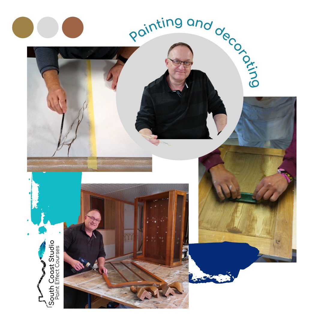#MondayMotivation? Our #onlinecourses in  #greymarble & #oakwoodgraining #painteffect techniques & #handpaintedfurniture may be what you're looking for to complete that #diyproject, #upcycle furniture, or #upskill - our courses are suitable for all abilities.

#art #diy #crafts