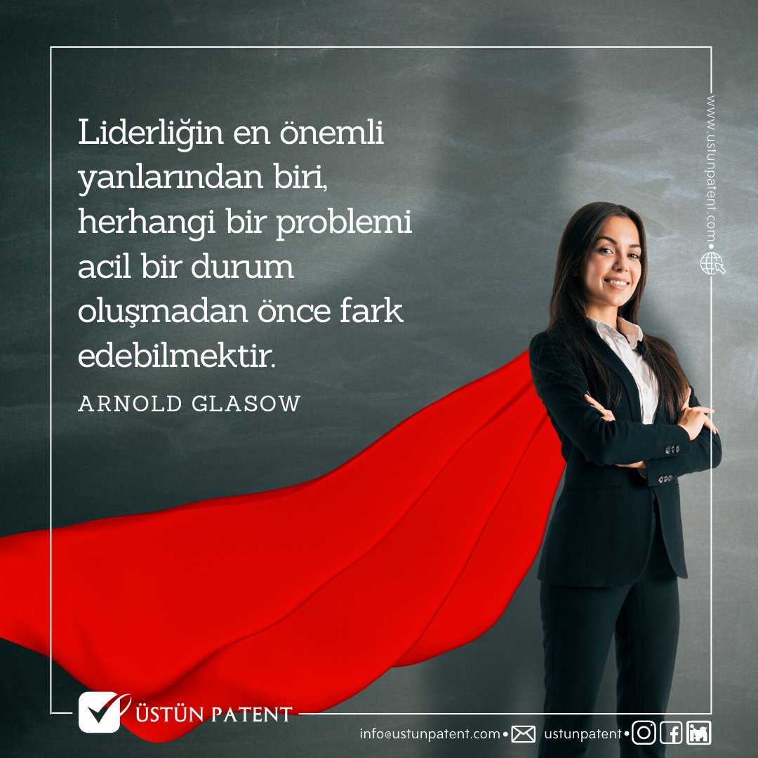 İyi haftalar 🤗 Problemleri önceden fark edebildiğimiz bir hafta olması dileğiyle...

"Liderliğin en önemli yanlarından biri, herhangi bir problemi acil bir durum oluşmadan önce fark edebilmektir." – Arnold Glasow

#yenihafta #iyihaftalar #motivasyon #pazartesi