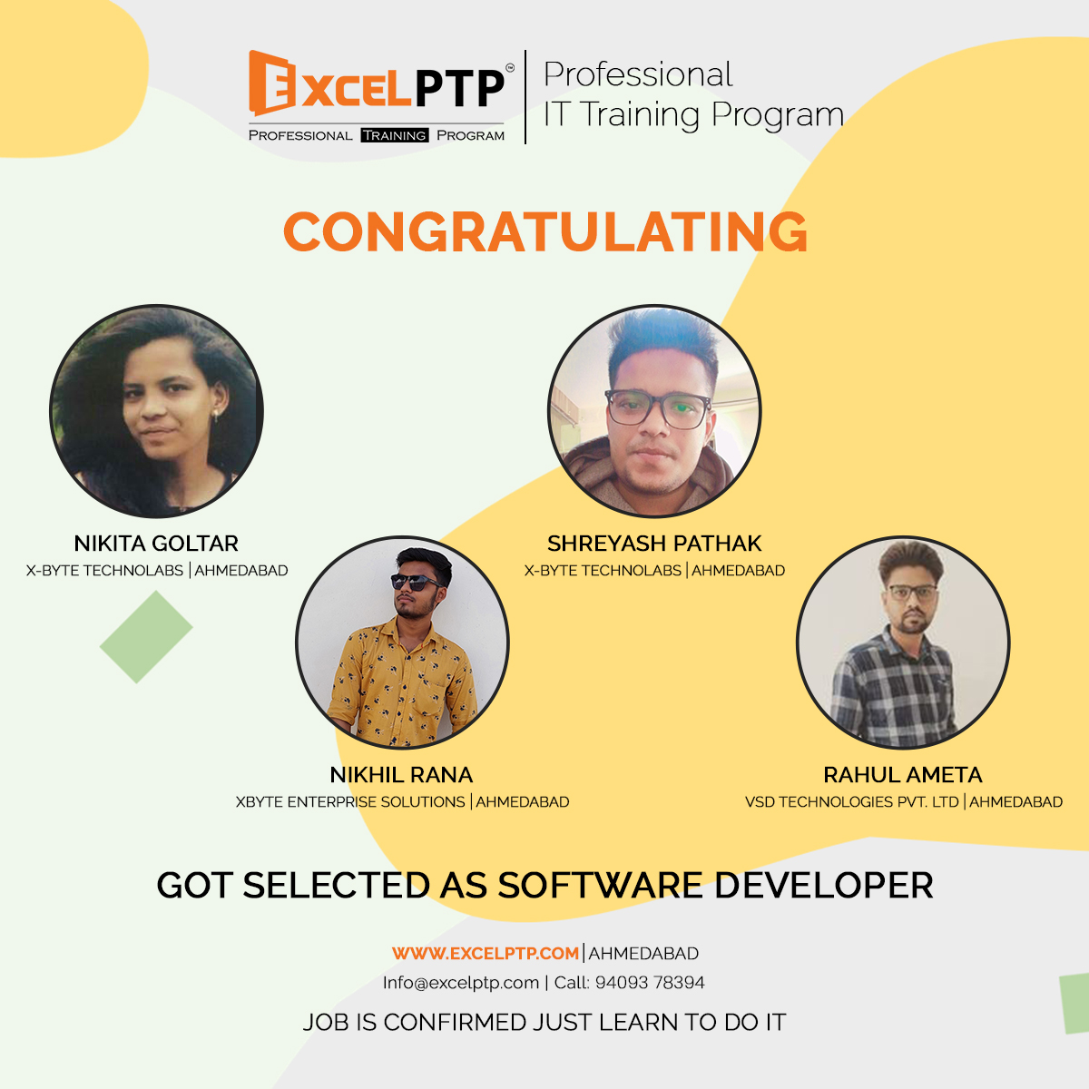 ExcelPTP's tweet image. Are you Graduate! 

Looking for professional training with job surety?

Then Get your first job just in 4 months! 

#jobopportunities #employment #lookingforchange #jobpostings #jobopenings #jobvacancies #opportunity #jobsearching #jobopportunity #openings #jobseeking