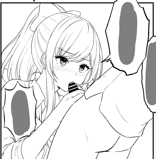 ギャルちゃん漫画の進捗こんな感じです!♡
勢いに任せてオタク君のち〇ぽを…!? 