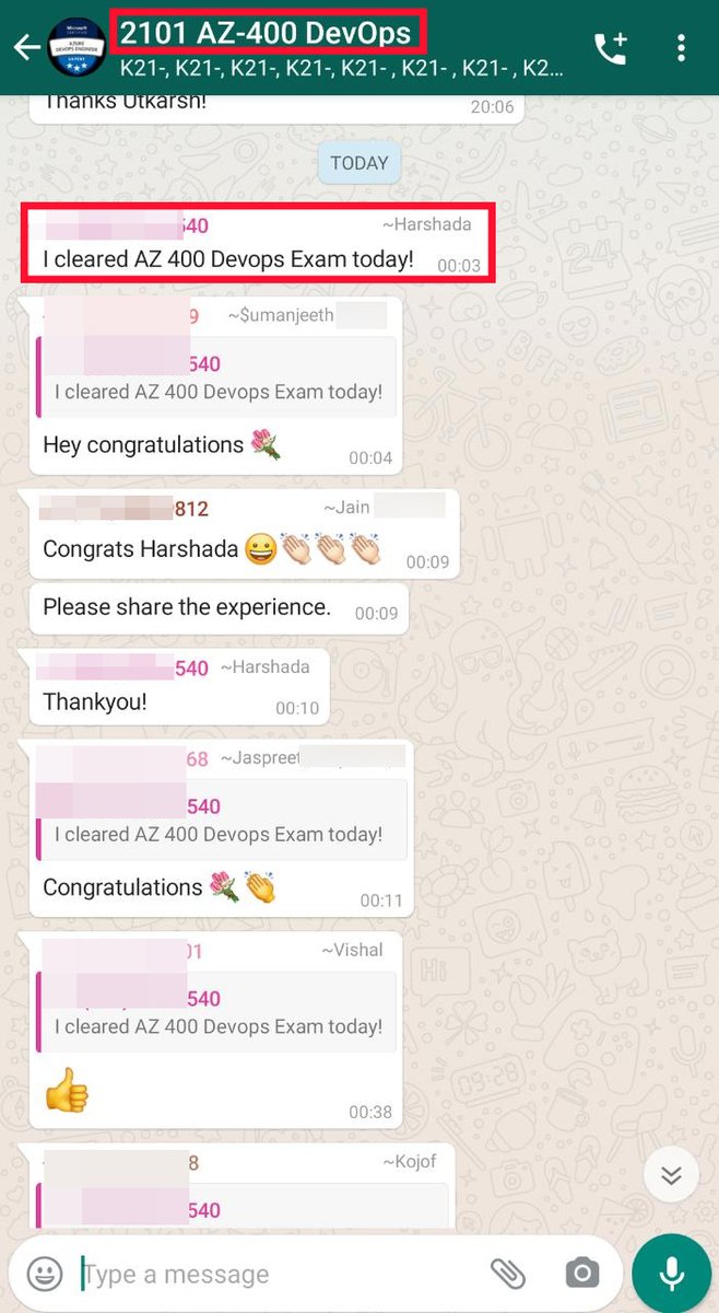 k21academy's tweet image. Happy to share another #K21SuccessStory with you all!
We are so delighted that we could help Harshada in achieving her goal of completing the [AZ-400] #AzureDevOpsEngineer Certification.

You too can upskill your journey by registering for the FREE CLASS &amp;gt; bit.ly/2TnXIjE