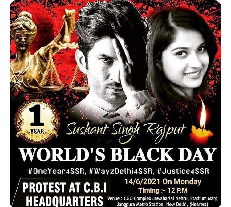 _Sai_K's tweet photo. #Insaaf4SSR
SUSHANT JUSTICE MATTERS
One year has passed 
Still so many unanswered questions 
Still no justice https://t.co/VF6UyEnEf1
