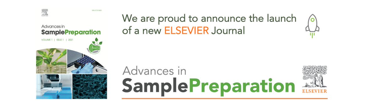 SamplePrepForce's tweet image. We are proud to announce the launch of a new @ElsevierChemist journal. The creation of the Journal “Advances in sample preparation” echoes the exceptional growth and achievements of sample preparation.
journals.elsevier.com/advances-in-sa…
