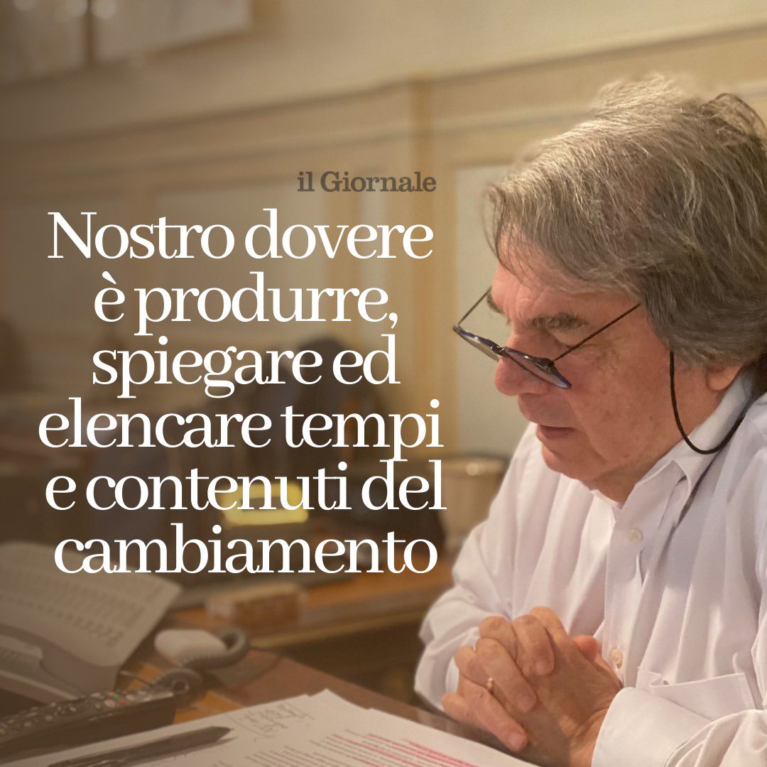 Abbiamo il dovere di spiegare ed elencare tempi e contenuti del cambiamento culturale dentro la #Pa, delle prassi incomprensibili e barocche, della gentilezza e della cortesia che troppo spesso non troviamo nei rapporti con lo Stato. 🗞 <a href="/ilgiornale/">ilGiornale</a>