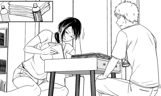 やっとペン入れに入りました。今日の作業はここまで。 