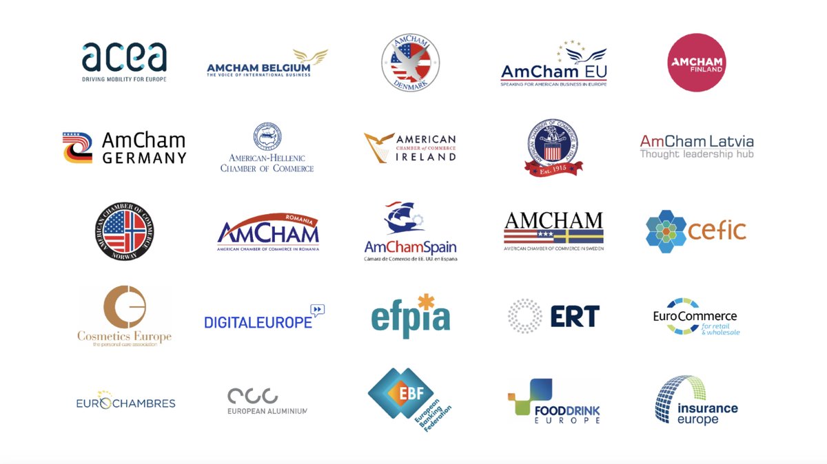 Ahead of tomorrow's EU-US Summit, we join the business community in calling for increased #trade, post-pandemic #recovery and a common approach to #climate #change and #digitalization. 🇪🇺🇺🇲

Read the full position paper initiated by <a href="/AmChamEU/">AmCham EU</a> here: bit.ly/3iAFO7T