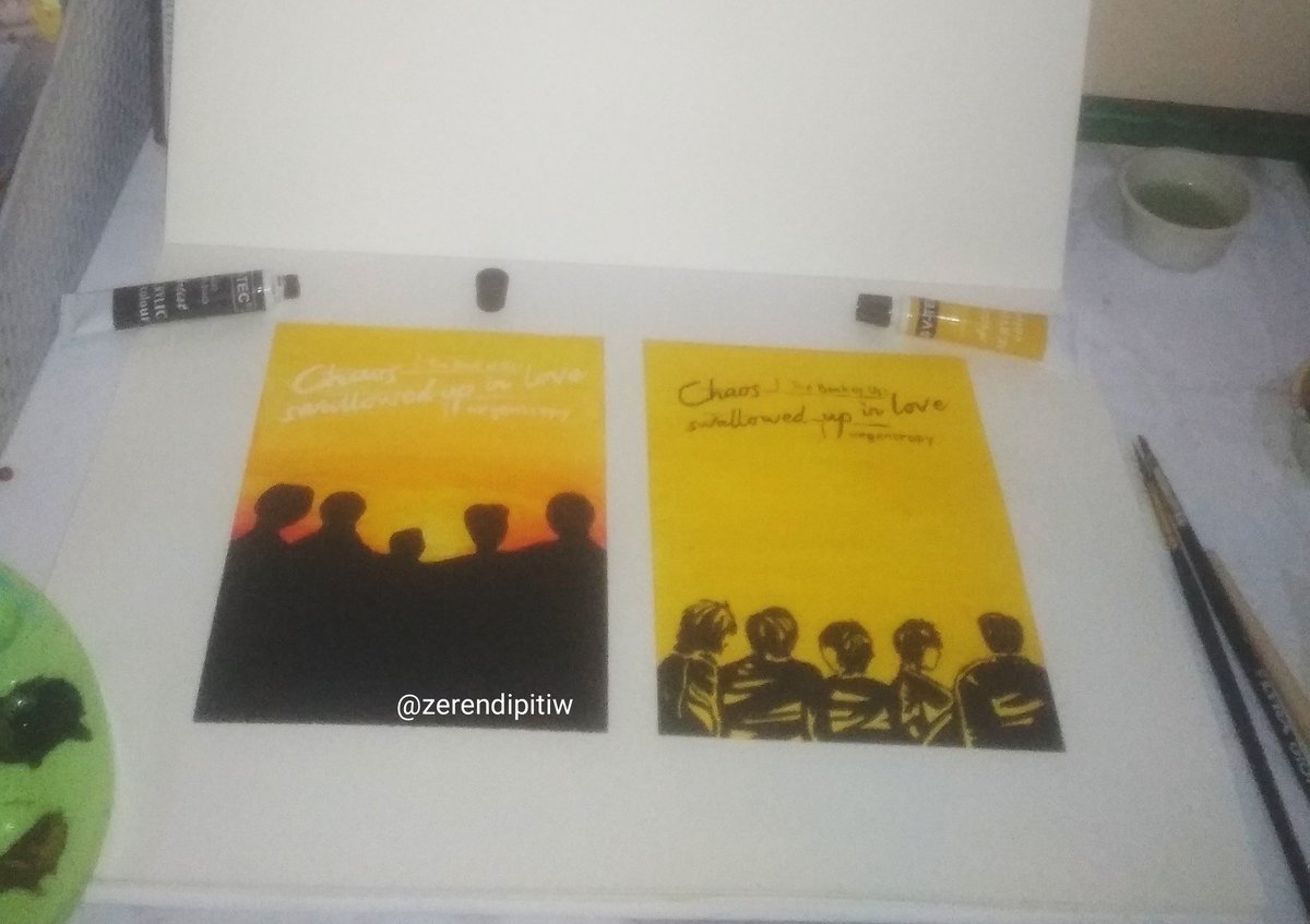 __candlee's tweet photo. Here present my acrylic painting of #TheBookOfUs #Negentropy cover album, since we're gonna start a new era, hope you like it! ๐
@Jae_Day6 @Dw_day6_drummer @DAY6__SUNGJIN @day6official
#DAY6 #๋ฐ์ด์์ค https://t.co/HlHttcn6fi