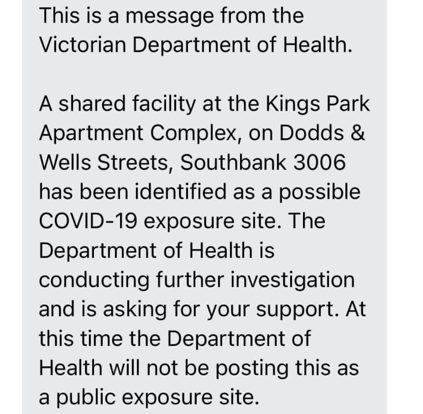 Bridget Rollason on Twitter "Text messages have been sent to residents