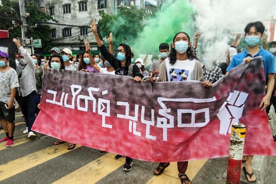 14.6.2021 - Yangonites’ strike against military dictatorship. The revolution won’t stop until the evil dictatorship ends.
Photo : CJ
#WhatsHappeningInMyanmar
#June14Coup