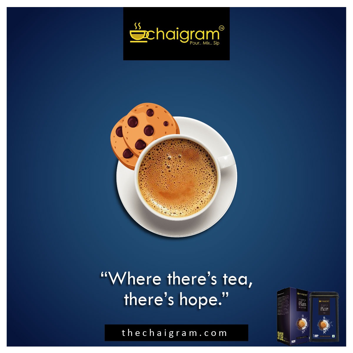thechaigram's tweet photo. Need something to help you get over with the #MondayBlues ? When there is tea, there is hope! Try #Chaigram, the most refreshing and convenient #desichai experience and get going in just 30 seconds! Start your day with a cup of #positivitea ..
#pourmixsip #30secondstea https://t.co/1oj8XqIqnB