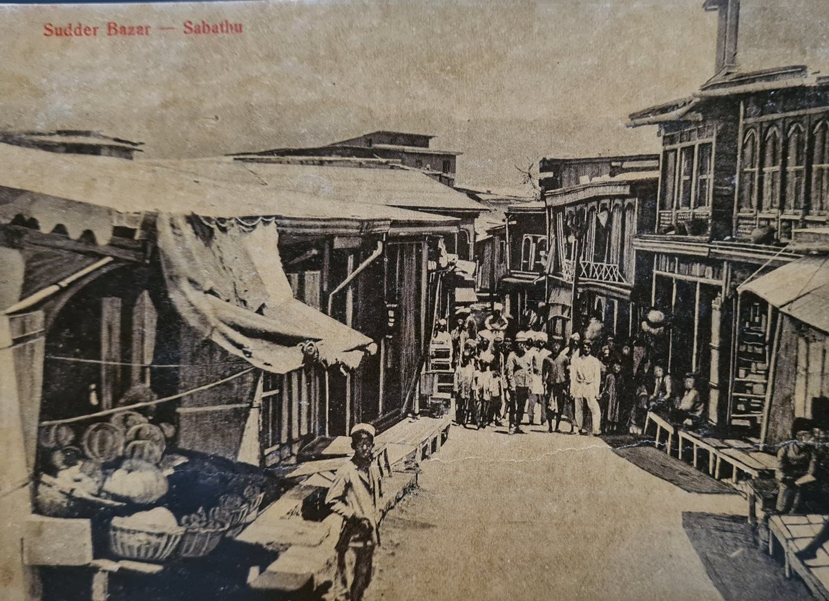 __Interfaith__'s tweet photo. For followers with an interest in #India, here is a #postcard of Sudder Bazar in Sabathu (the place?). The #postcard could be over 100 years old!
#IFMPC #postcards #deltiology https://t.co/gRjxpkMicd