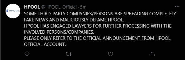 The hpool team asked me to make sure everyone knows that they were a victim of impersonation reddit.com/r/chia/comment…