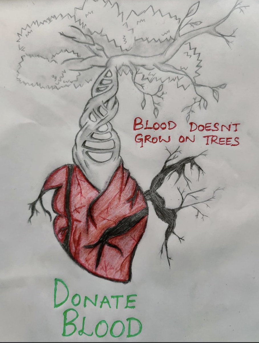 Poster Competition on Blood Donation cum awareness – Shree Damodar College  of Commerce & Economics