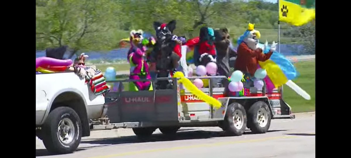 saskprairiedog's tweet photo. Furry pride parade day on Sat was PAWesome. @SaskFurries @QueenCityPride #Pride2021 #yqr https://t.co/OWiavrr8cs