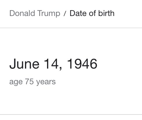 Happy Birthday to the President of the United States, Donald Trump 