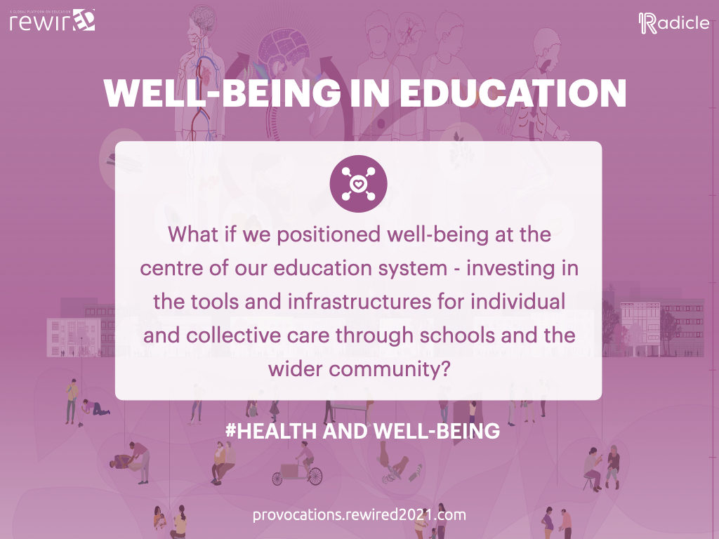 RewirEd_Summit's tweet photo. "What if we positioned well-being at the centre of our #education system."

We invite you to explore to take a pause and envision #whatif❔

👉https://t.co/5xYu4Y10BF 

#Health #Wellbeing #RewirEdProvocations #RewirEd2021 #Radicle @DubaiCares @RadicleHQ https://t.co/4ld1fjPEJz