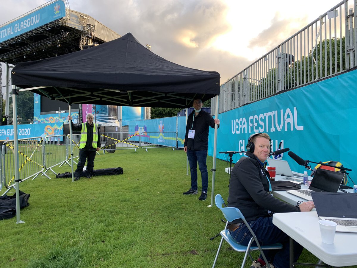 Morning, #bbcgms is coming from the Glasgow Euro2020 fanzone ahead of the Big Match