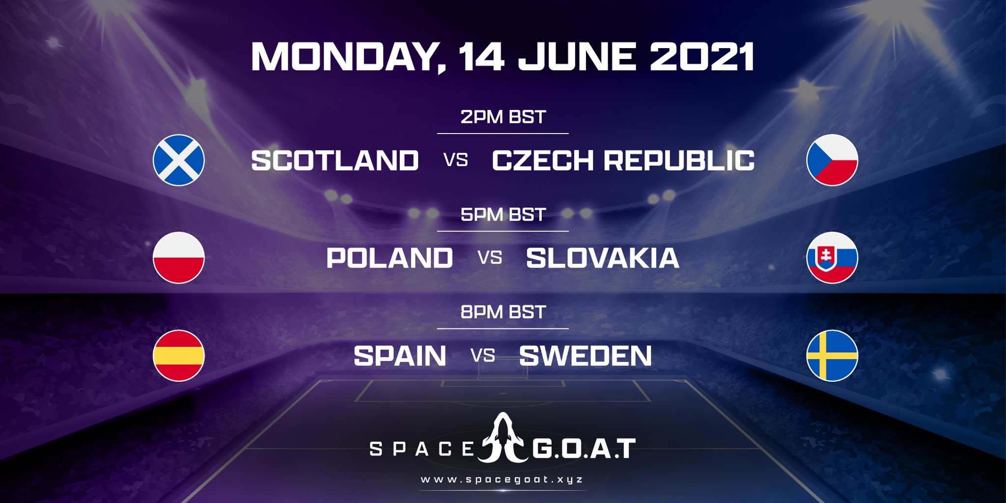 SpaceGoat On Twitter Monday 14 June Euro2020 Line up spacegoat-on-twitter-monday-14-june-euro2020-line-up