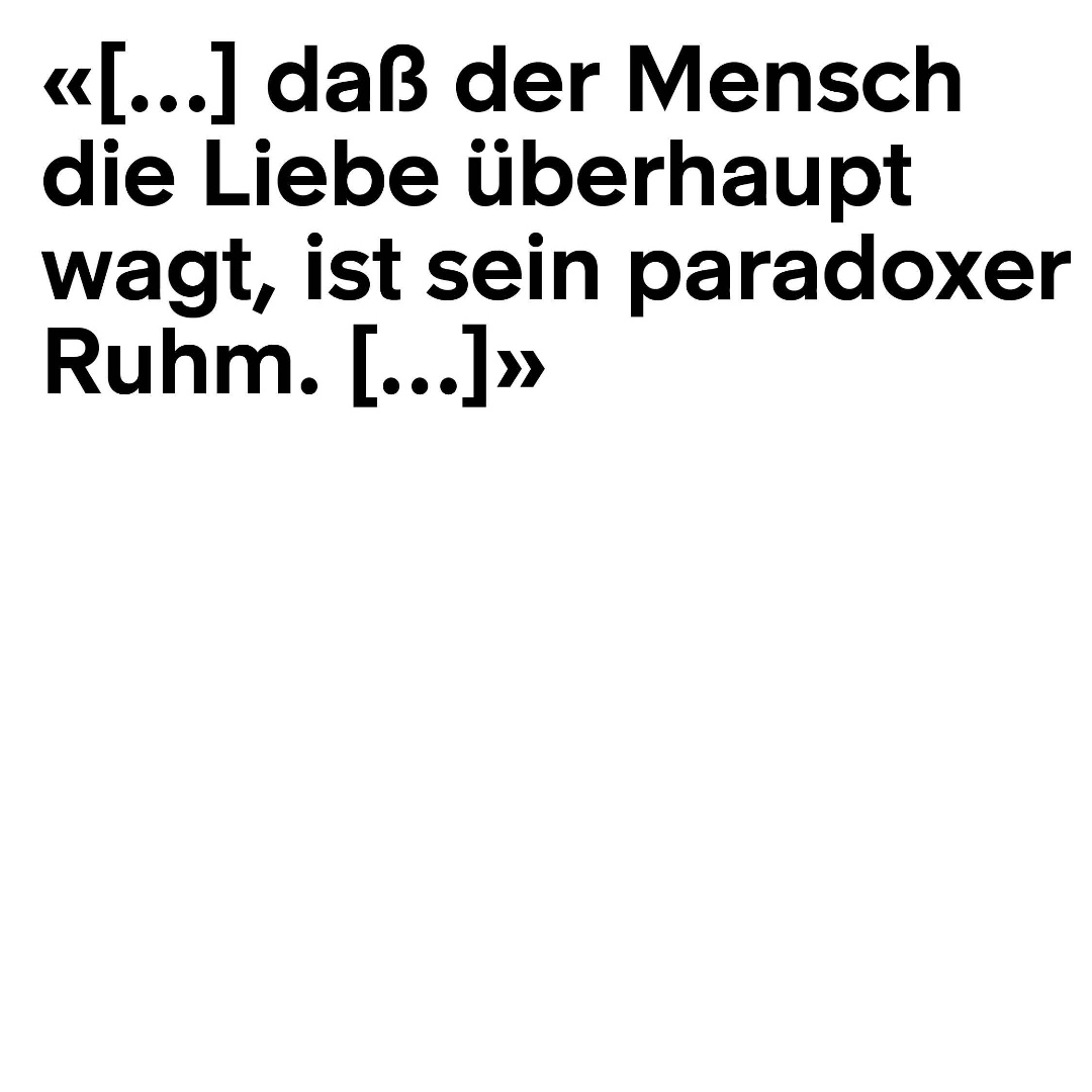 CentreNeuchatel's tweet photo. - Friedrich Dürrenmatt

FD: Nachwort [1976/1980]. In: Der Mitmacher. Ein Komplex. Text der Komödie (Neufassung 1980), Dramaturgie, Erfahrungen, Berichte, Erzählungen. Zürich: Diogenes 1998 (WA 14), S. 138.

#quote #citation #cdn #neuchâtel #friedrichdürrenmatt https://t.co/fGOrF48uJP