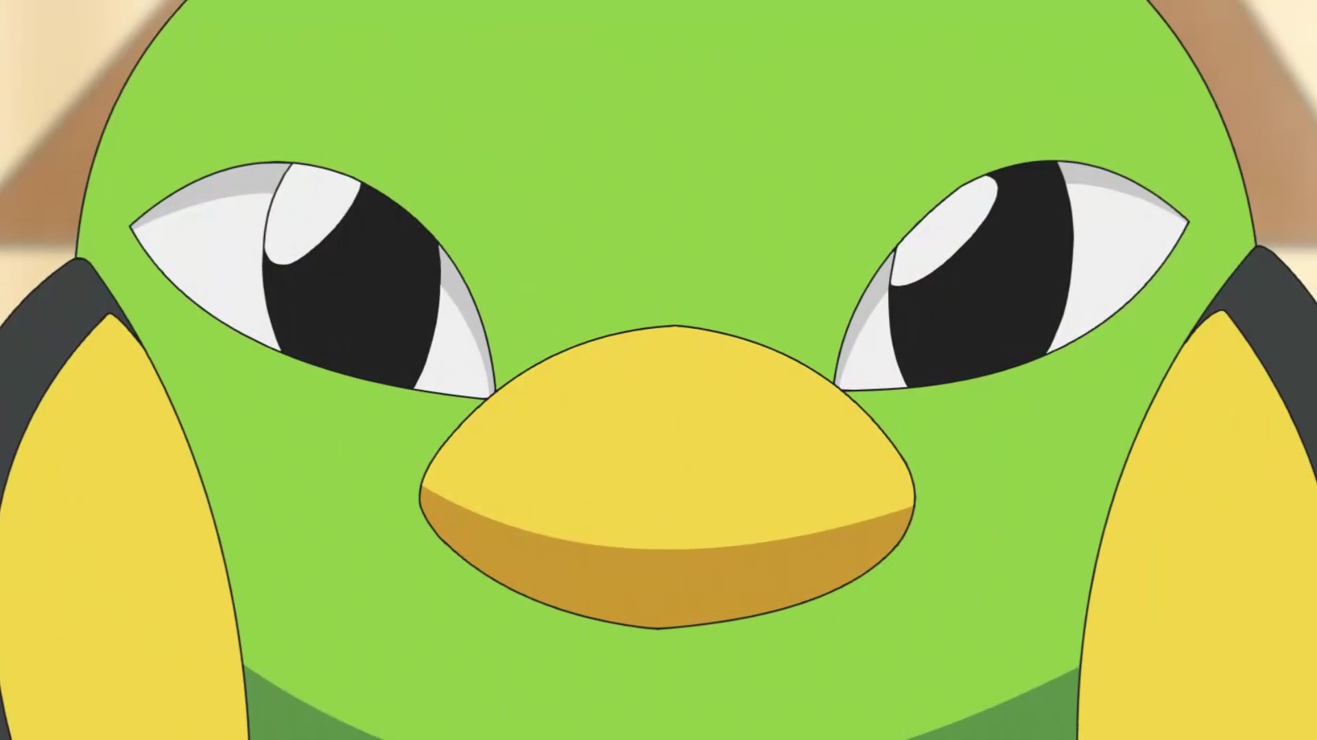 アニメ ポケットモンスター 公式 アニポケ 豆知識 第70話で ロケット団 がロケットガチャットから繰り出したのは ことりポケモンの ネイティ いつも何かを見つめているネイティ ガチャマシンから出てきたときも コジロウが困惑するくらい