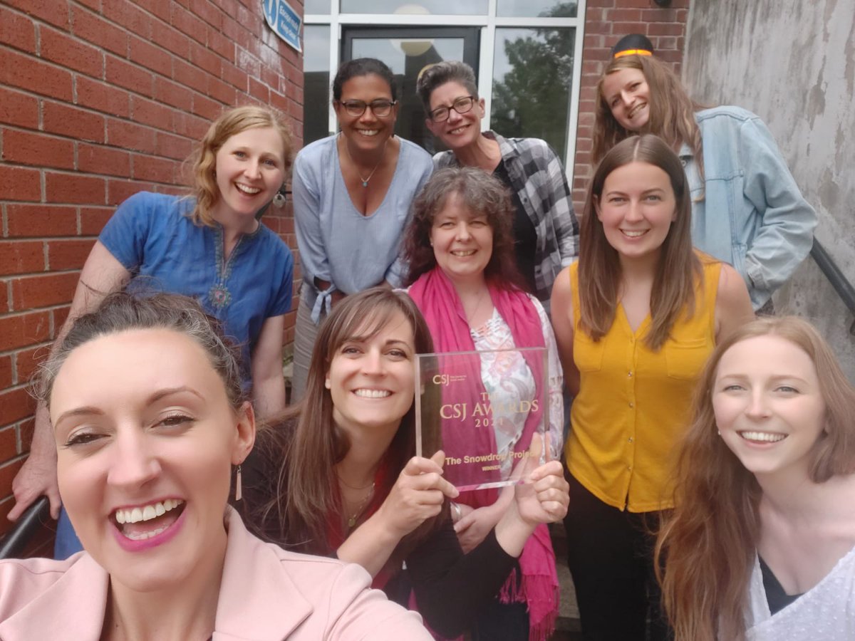 SnowdropProject's tweet photo. We are thrilled to announce that the Snowdrop Project has been awarded a Centre for Social Justice national award!🏆🎉

We are absolutely honoured to receive such a prestigious award. Thank you to @csjthinktank for the award &amp; for all you do to tackle poverty around the country! https://t.co/9uSTOaCmfg