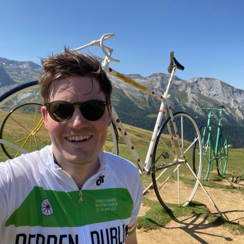 Debden_Dynamos's tweet photo. Our Dynamo for this glorious Monday morning is Joe. On a ride, Joe is most frequently found asking the weather to get worse.

❔What's your favourite kind of cycling?
- Conquering big climbs in the sun https://t.co/yJlREEvzEn