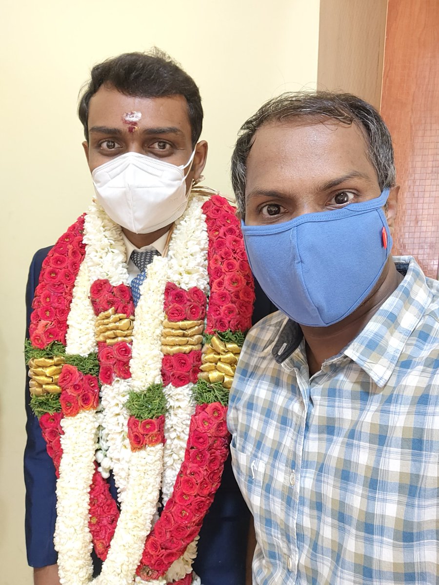 gokoulane's tweet photo. Ventured out after a long time for my friend @amarnath8 wedding. Happy married life thala. #MaskedMappillai #MaskedWedding https://t.co/WXDoxRHNTt