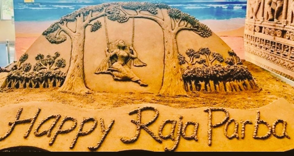 246muskan's tweet photo. Do you know the term Raja came from word 'Rajaswala' means Mensturating Women.
Odisha people believes that mother earth Mensturate for three days in Ashada Masa (Rainy season).
#RajaParba
#mensturationmatters https://t.co/KXo3umIa3T