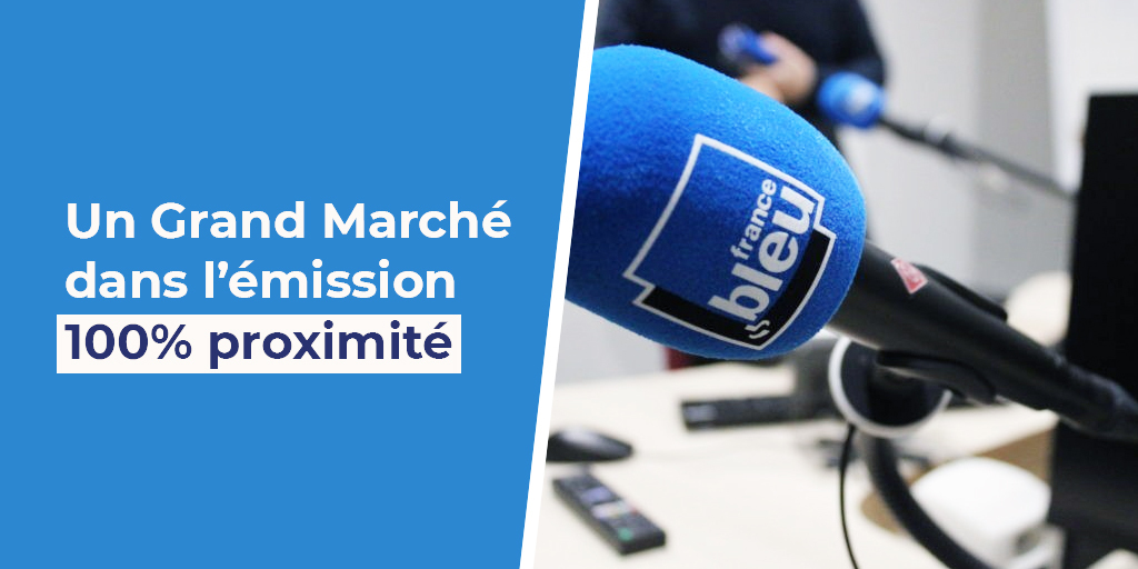 I RADIO I Un Grand Marché sur les ondes !
La semaine dernière, Marion a pu s’essayer à l’interview radio pour la première fois avec Delphine de @bleuarmorique ! 
Notre passage dans la chronique “100% Proximité” est à retrouver ici : francebleu.fr/emissions/100-… 🇫🇷❤️
#madeinfrance