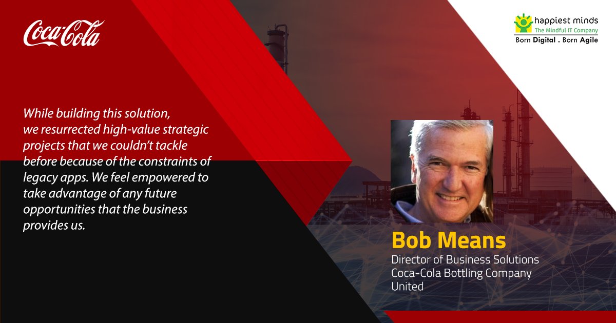 HappiestMinds's tweet photo. Using Microsoft Power Automate RPA Coca-Cola United is advancing the strategic Freestyle initiative with process automation that matches the individuality &amp; innovation.
Our Coca-Cola United case study is live on the Microsoft Customer Portal - https://t.co/q8UObWsbTj https://t.co/eDjyTqq1he