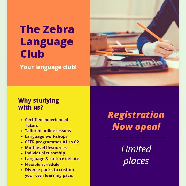 LanguageZebra's tweet photo. Any plans for this summer?
Learn & Improve your Spanish or Italian in our very unique language club!
#TheZebraLanguageClub #MondayMotivation #summerplans2021 https://t.co/utVnSv1Nr0