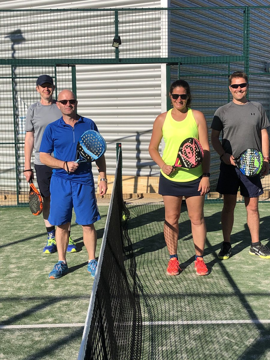 Great first Padel tournament over the weekend! Well done to Rob Pyle and Richard Milverton winning the Saturday event and Tom Whitehouse and Tom Bourne for the Sunday one.