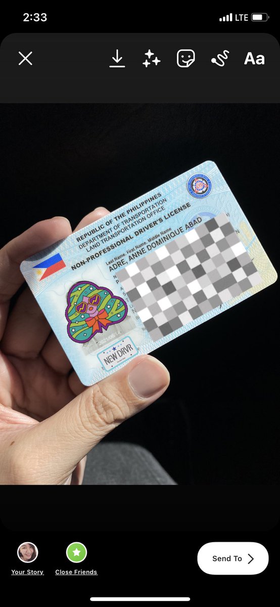 codenamexoxo's tweet photo. Another adulting #achievementunlocked! Went through the whole process of getting my license legally, following the new guidelines of LTO because #notofixers 🙅🏻‍♀️ The struggle finally paid off 😭 https://t.co/McjoXtKVh3