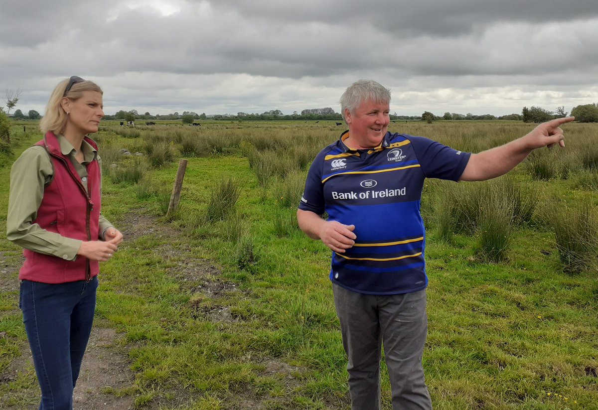 Last week I met some #Offaly farmers on the #ShannonCallows, including dairy farmer Brendan McGarry, who’s been farming the Callows for generations, and is no stranger to the challenging nature of farming in this area.