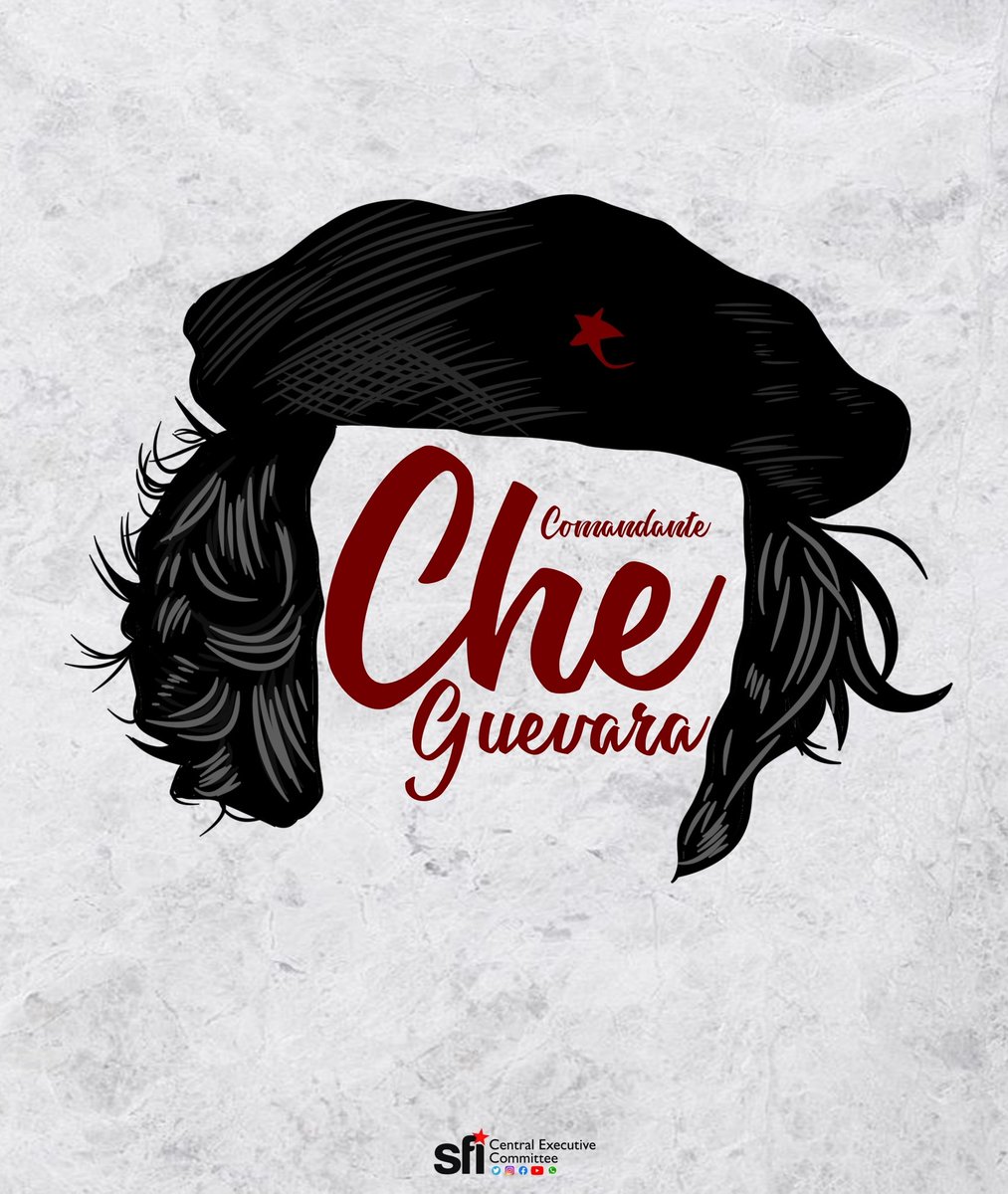 SFI_CEC's tweet photo. ❤
#CheGuevara https://t.co/5Q1yG0xzuY