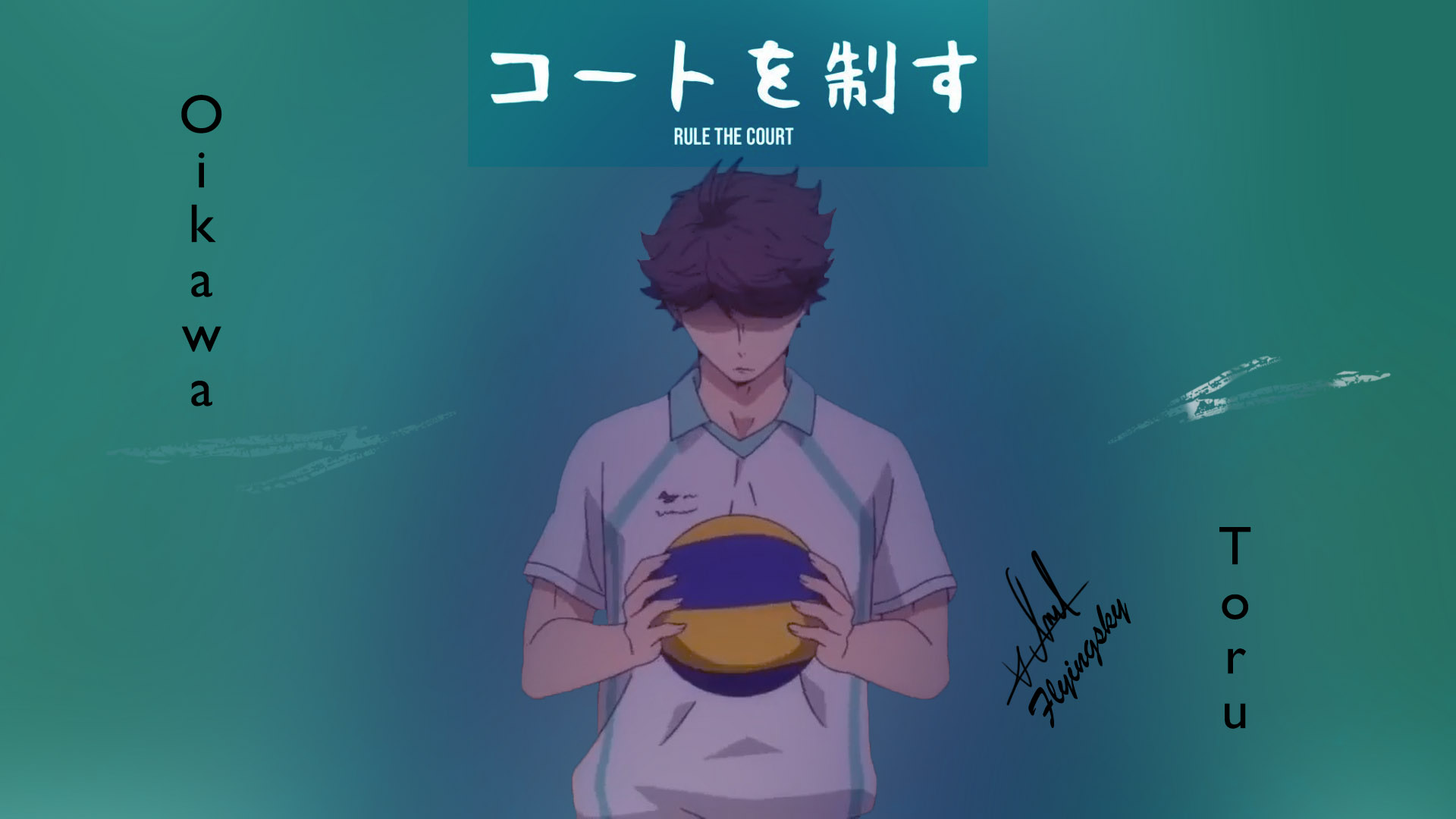 perfume sommelier on X: Oikawa Tooru wallpaper software used : photoshop cc  time : 8+ hrs each anime : haikyuu team: Aoba Johsai (saijhou) placement :  setter (captain) nickname : great king (