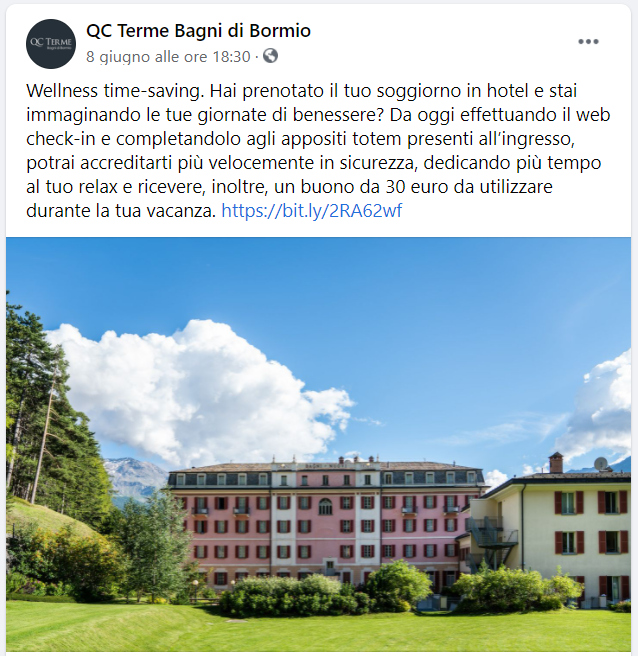 aitechitalia's tweet image. Condividiamo con piacere questa best practice. Promuovere l’uso della tecnologia #selfservice con un buono/omaggio è ottimo strumento per incentivare gli Ospiti all’uso dei totem per il self check-in/out.
#eWelcome24 #fastcheckin #contactlesscheckin #selfcheckin #ripartenza