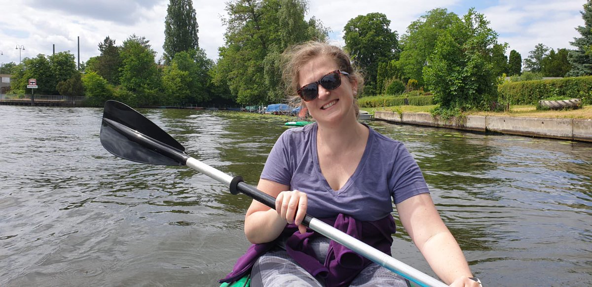 hl_albert's tweet photo. Great Sunday afternoon Kayaking down to Müggelsee from @Mellow_Park with @j_ivories @ecbourne &amp; Clara R.F. helping to clean up the Spree @GreenKayak_ngo #cleanupyourrubbish #keepwaterclean #greenkayak https://t.co/YoFOLBSwYh