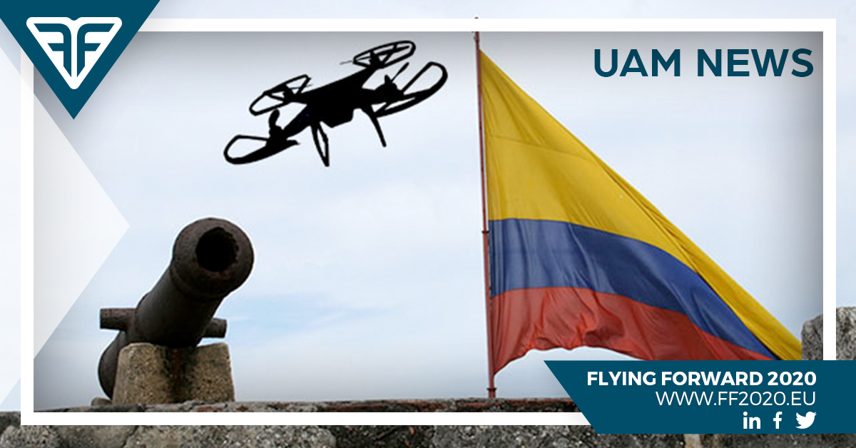 FF2020_EU's tweet photo. #VaronVehicles plans to develop #UrbanAirMobility (#UAM) solutions in Colombia. They will be working closely with the Colombian Civil Aviation Authority, @AeroCivilCol, on regulations and airspace design for UAM operations. https://t.co/Z8wpnQbaxi
@Drone_Life #FF2020 #H2020 #AAM https://t.co/JFOFJZf6Uy