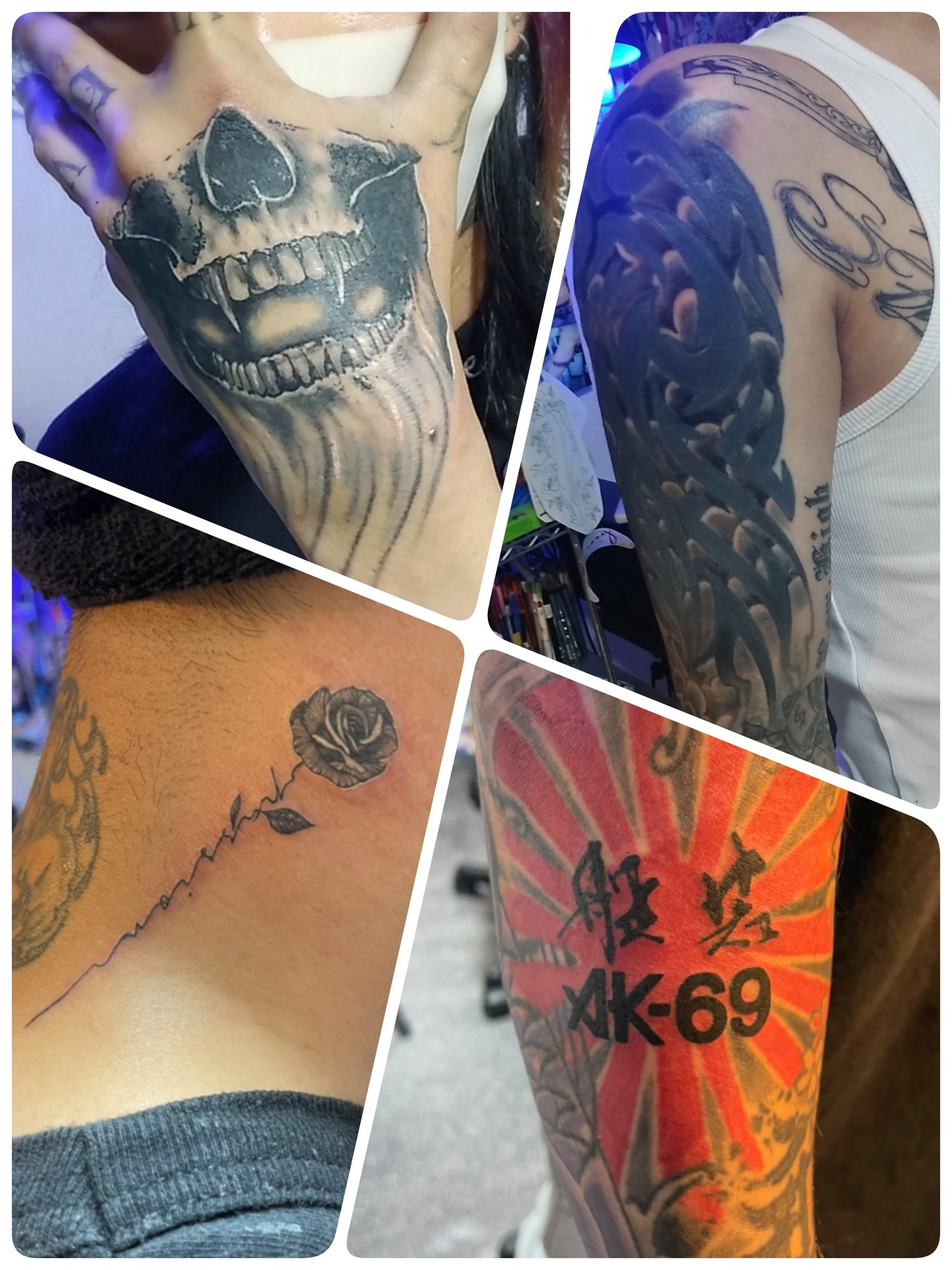 彫師 T E Nタトゥー 埼玉 トライバルと日章旗は他店様です 感謝です T Co Rkco6ezpwf タトゥー 刺青 さいたま市 埼玉 スカル Skull Tattoo 洋彫り 薔薇 レタリング 文字 首 手の甲 T Co T3hpne3gqi Twitter